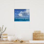 Motivatie Inspirerend citaat van Moeder Theresa Poster (Keuken)