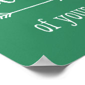 Motivatie Inspirerend gaat vol vertrouwen dromen Poster (Hoek)