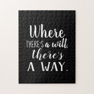 Motivatie Inspirerend Gezegde van het Citaat Typog Legpuzzel