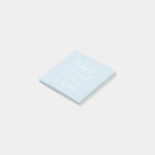 Motivatie Inspirerend Gezegde van het Citaat Typog Post-it® Notes (Schuin)