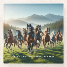 Motivatie Inspirerend Glazen Onderzetter