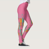 Motivatie, Inspirerend, goede vibes Leggings (Rechts)