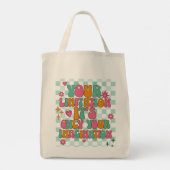 Motivatie, Inspirerend, goede vibes Tote Bag (Achterkant)