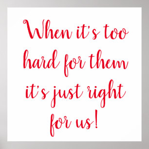 Motivatie Inspirerend handgeschreven succes Poster