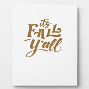 Motivatie Inspirerend Het Is Herfst Y’all Typogra Fotoplaat
