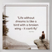 Motivatie - Inspirerend levensstandaard Poster (Voorkant)