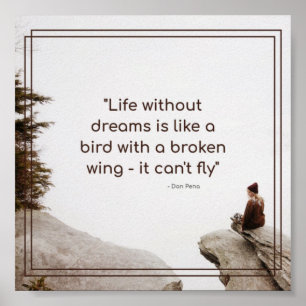 Motivatie - Inspirerend levensstandaard Poster