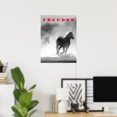 Motivatie Inspirerend  loopwerk van paarden Poster (Thuiskantoor)