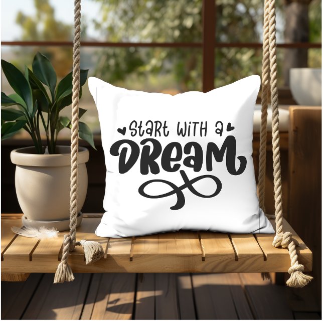 Motivatie inspirerend offertes Hostel Airbnb Kussen (Creator heeft geüpload)