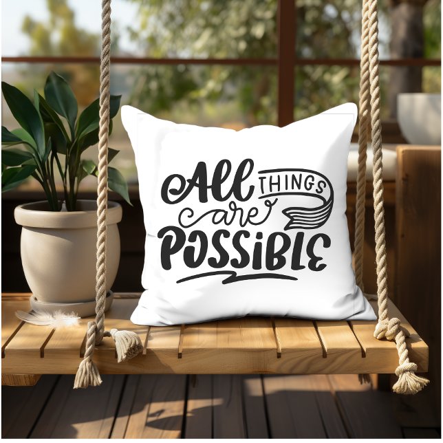 Motivatie inspirerend offertes Hostel Airbnb Kussen (Creator heeft geüpload)