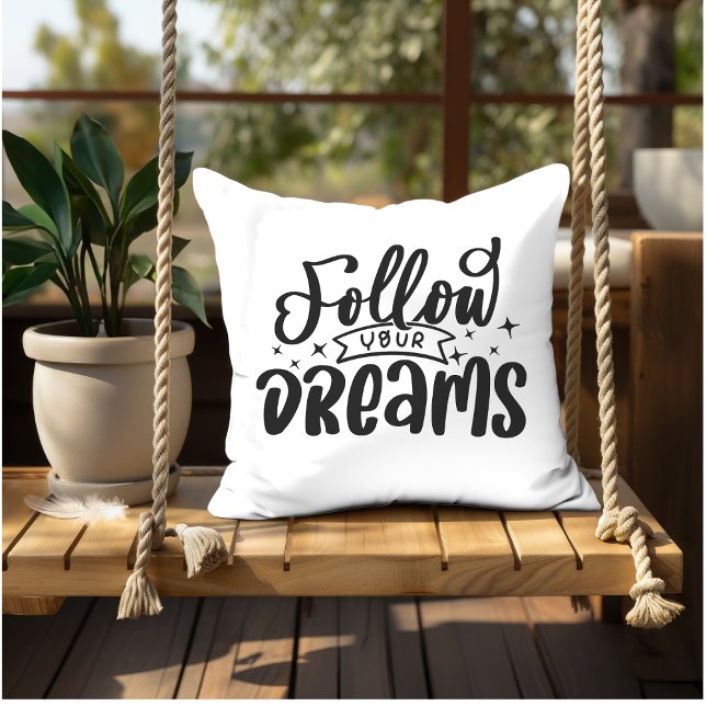 Motivatie inspirerend offertes Hostel Airbnb Kussen (Creator heeft geüpload)