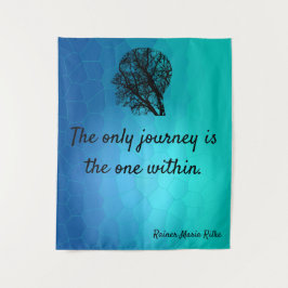 Motivatie Inspirerend optimistisch bericht Wandkleed