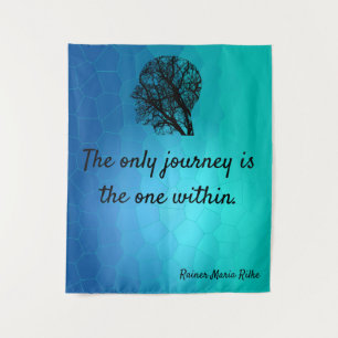Motivatie Inspirerend optimistisch bericht Wandkleed