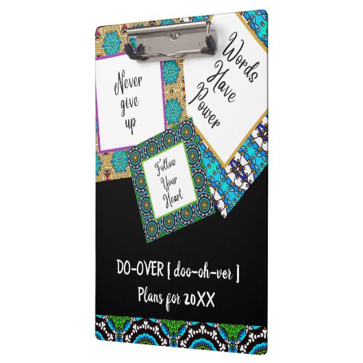 MOTIVATIE Inspirerend overloopplannen Klembord (Links)