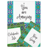 MOTIVATIE Inspirerend overloopplannen Klembord (Achterkant)