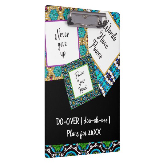 MOTIVATIE Inspirerend overloopplannen Klembord (Rechts)