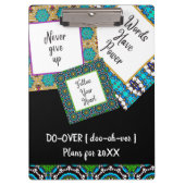 MOTIVATIE Inspirerend overloopplannen Klembord (Voorkant)