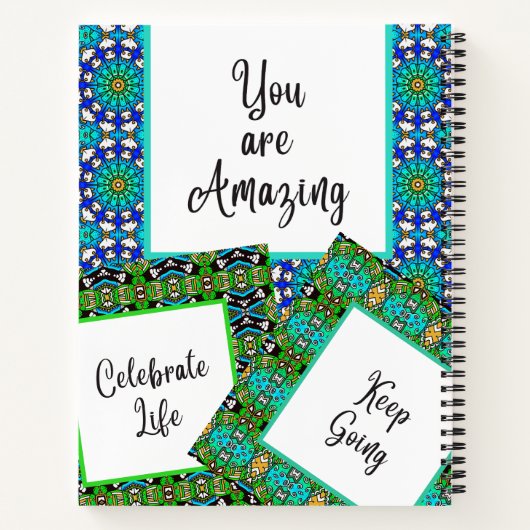 MOTIVATIE Inspirerend overloopplannen Notitieboek (Achterkant)