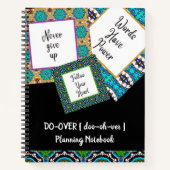 MOTIVATIE Inspirerend overloopplannen Notitieboek (Voorkant)