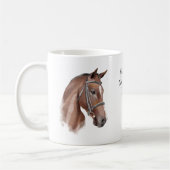 Motivatie Inspirerend paardenpaard Koffiemok (Links)