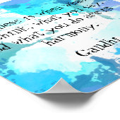 Motivatie Inspirerend Poster prijsopgave afdrukken (Hoek)