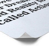 Motivatie Inspirerend Poster van de Muur van het C (Hoek)