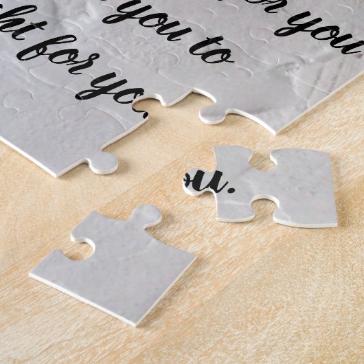 Motivatie Inspirerend prijsopgave Legpuzzel (Zijkant)