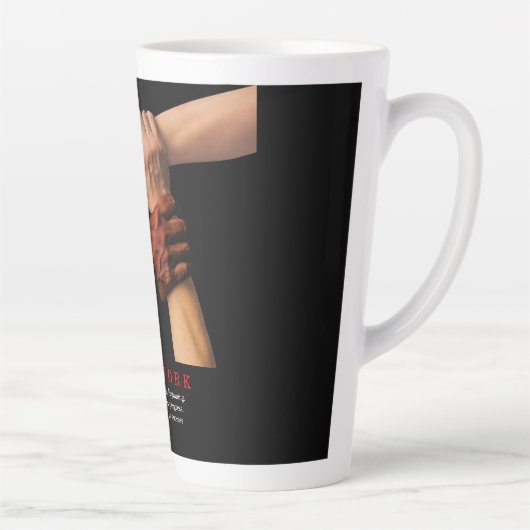 Motivatie Inspirerend prijsopgave voor teamwerk Latte Mok (Rechts)