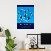 Motivatie Inspirerend prijsopgave voor teamwerk Poster (Thuiskantoor)