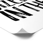 Motivatie Inspirerend Quote Girl Power Poster (Hoek)