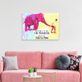 Motivatie Inspirerend quote poster Canvas Afdruk (Insitu (Woonkamer))