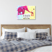 Motivatie Inspirerend quote poster Canvas Afdruk (Insitu (Slaapkamer))