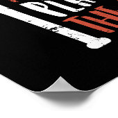 Motivatie Inspirerend Sportwedstrijd Baseball Poster (Hoek)