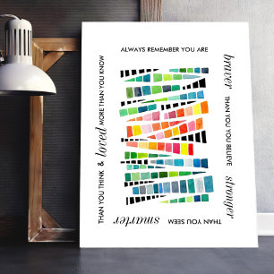 Motivatie Inspirerend sterk citaat Poster