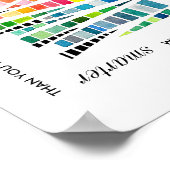 Motivatie Inspirerend sterk citaat Poster (Hoek)