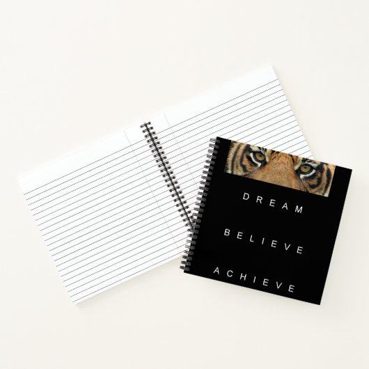 Motivatie Inspirerend Succes Quote Elegant Notitieboek (Binnen)