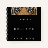 Motivatie Inspirerend Succes Quote Elegant Notitieboek (Voorkant)