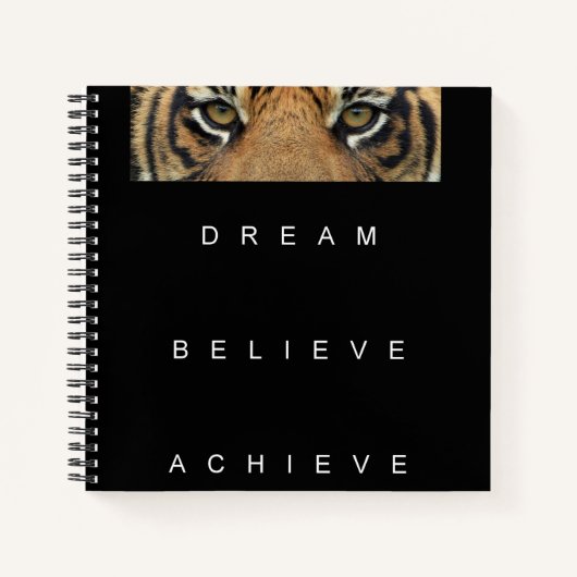 Motivatie Inspirerend Succes Quote Elegant Notitieboek (Voorkant)
