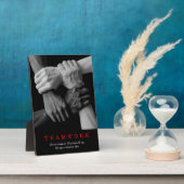 Motivatie Inspirerend van het team Fotoplaat (Zijkant)