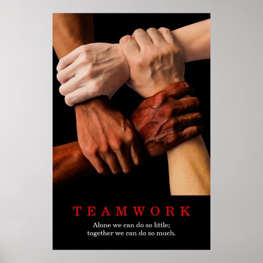Motivatie Inspirerend van het team Poster (Voorkant)