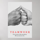 Motivatie Inspirerend van het team Poster (Voorkant)