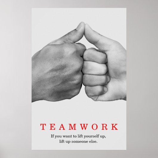 Motivatie Inspirerend  van het team Poster (Voorkant)