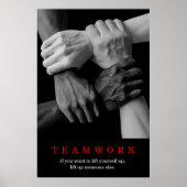 Motivatie Inspirerend  van het team Poster (Voorkant)
