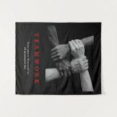 Motivatie Inspirerend  van het team Wandkleed (Voorkant (horizontaal))