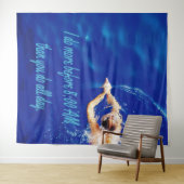 Motivatie Inspirerend van het Zwemteam van het lab Wandkleed (In Situ (horizontaal))