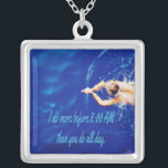 Motivatie Inspirerend van het Zwemteam van het lab Zilver Vergulden Ketting<br><div class="desc">Ik doe meer voor 20.00 uur,  dank u wel de hele dag. 
Perfect motivatie en inspirerend gezegde voor de zwemmer in je leven.  Als ze van zwemmen of zwemmen houden of een zwemcoach zijn,  is dit voor hen.</div>