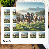 Motivatie Inspirerend Vierkante Sticker