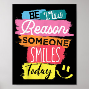Motivatie is de reden waarom iemand vandaag glimla poster
