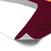 Motivatie is mijn geest te groot voor mijn brein poster (Hoek)