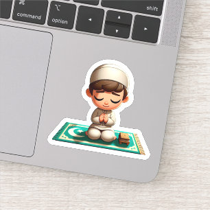 Motivatie islamitisch gebed voor islamitische Kind Sticker